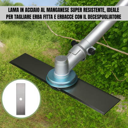 Lama Tagliaerba Da 30cm – Accessorio Per Testa Di Taglio, Lama Per Decespugliatori E Tagliaerba Elettrici O A Benzina, Adatta Agli Strumenti Da Giardinaggio