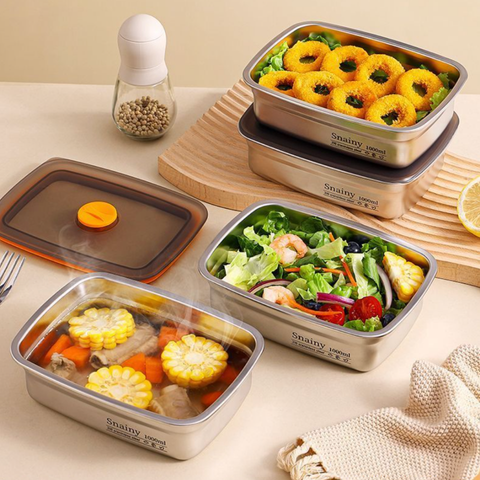 Contenitore per alimenti in acciaio 316 + sottovuoto – Freschezza garantita al 100%