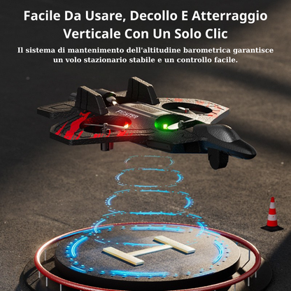 Aereo RC Multifunzione: Facile Da Pilotare, Altamente Resistente, Ultra Stabile E Dotato Di Luci LED