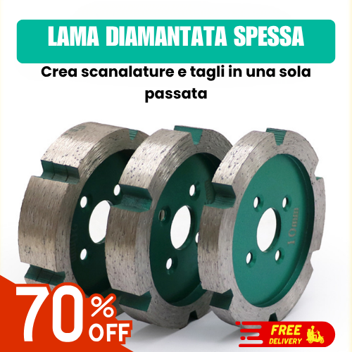 🔝 Disco Diamantato Di Classe 1 – Taglia Piastrelle E Pietre In Un Solo Taglio