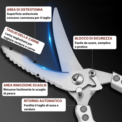 Forbici Per Ossa In Acciaio Inossidabile Ad Alto Contenuto Di Carbonio