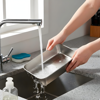 Contenitore per alimenti in acciaio inox 304 che mantiene il cibo fresco fino a 4 settimane