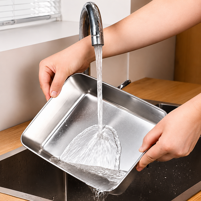 Contenitore Multiuso In Acciaio Inox 304 Con Coperchio In Silicone : Ultraleggero, Sicuro e Salva-Nutrienti