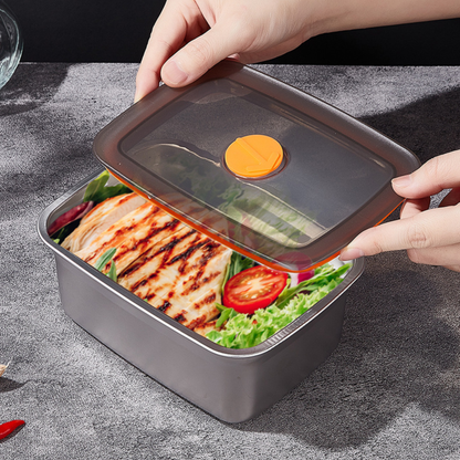 Contenitore Ermetico Sottovuoto 1000ml | Salva-Freschezza | Anti-Odore, Impilabile