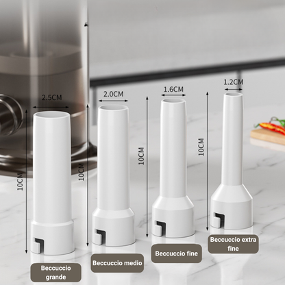 Macchina per insaccare pratica per la casa – 4 beccucci
