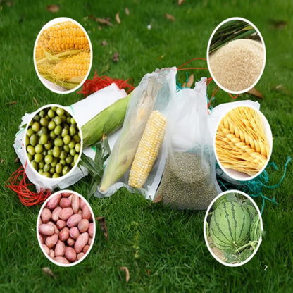 Sacchetti In Rete Traspiranti Riutilizzabili Per Proteggere Frutta E Verdura – Proteggono Da Insetti, Mosche Della Frutta E Uccelli