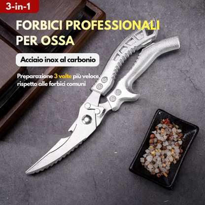 Forbici da cucina per ossa in acciaio inox ad alto contenuto di carbonio