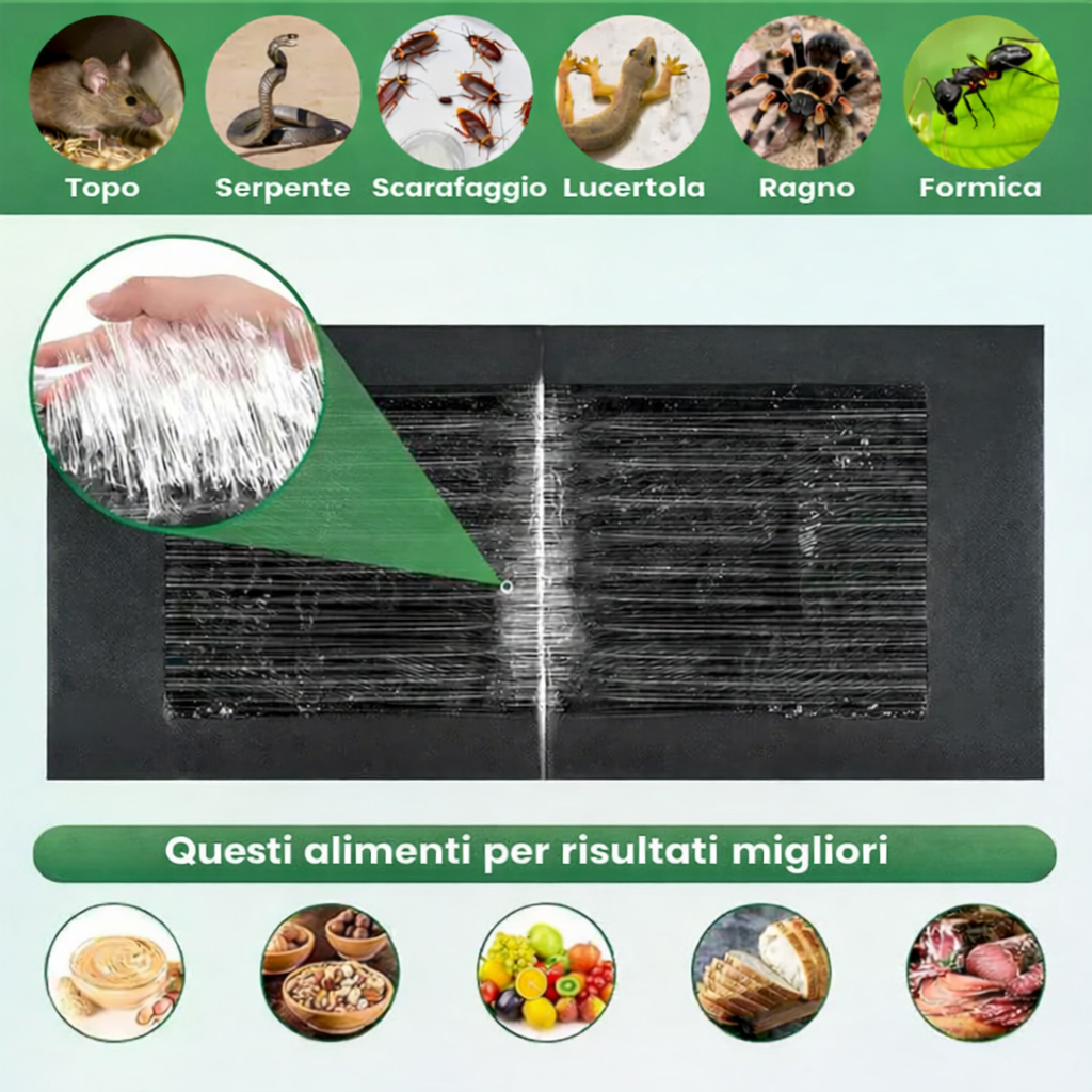 Trappole Adesive Professionali – Extra Grandi per Catturare Più Velocemente