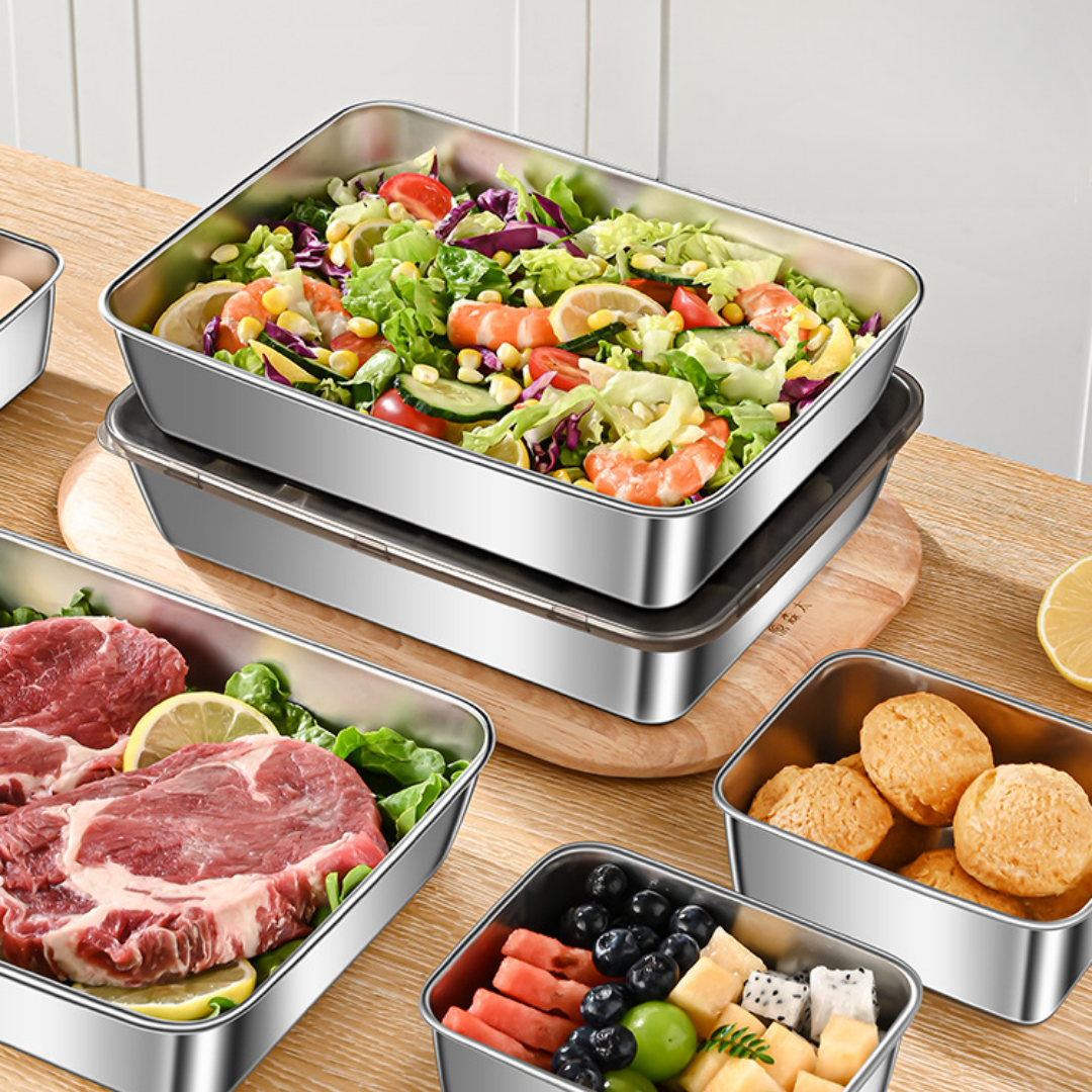 Contenitore Ermetico Multifunzionale in Acciaio Inox 304