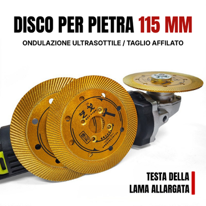 Disco da Taglio Diamantato Multifunzione 5 in 1 – Taglio, Sgrossatura, Apertura di Scanalature, Modellazione e Finitura delle Superfici