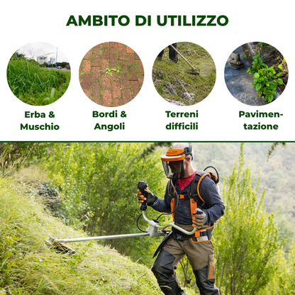 La Testa Del Tagliaerba Ha 6 Rami Intrecciati Con Filo D'Acciaio Resistente