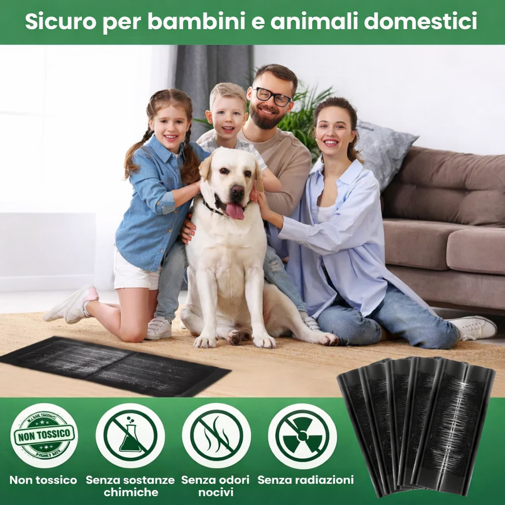 🇮🇹 Trappole Adesive Professionali – Extra Grandi per Catturare Più Velocemente