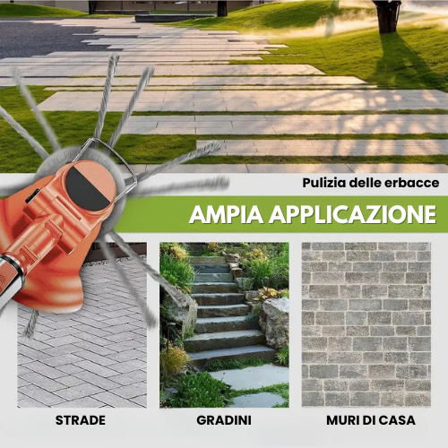 La Testa Del Tagliaerba Ha 6 Rami Intrecciati Con Filo D'Acciaio Resistente