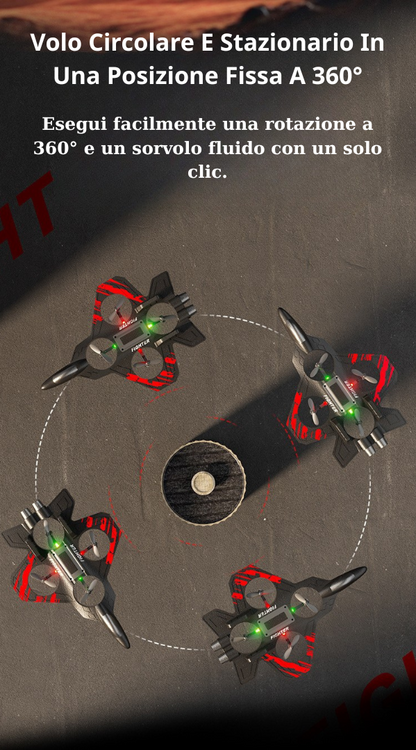 Aereo RC Multifunzione: Facile Da Pilotare, Altamente Resistente, Ultra Stabile E Dotato Di Luci LED