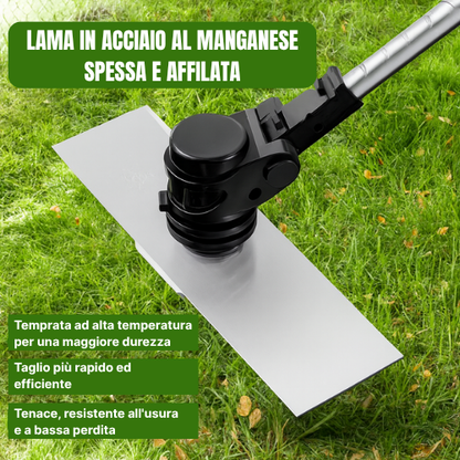 Lama Tagliaerba Da 30cm – Accessorio Per Testa Di Taglio, Lama Per Decespugliatori E Tagliaerba Elettrici O A Benzina, Adatta Agli Strumenti Da Giardinaggio