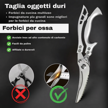 Forbici per ossa in acciaio inox ad alto tenore di carbonio di alta qualità