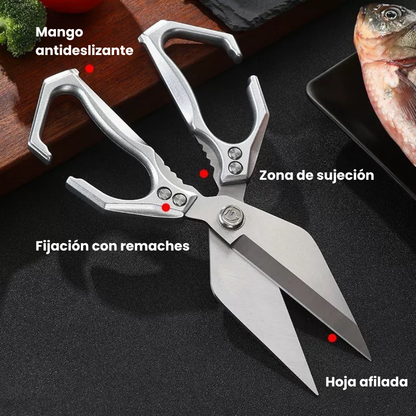 Forbici grandi con lama a forma di diamante, realizzate in acciaio inossidabile massiccio importato dalla Germania