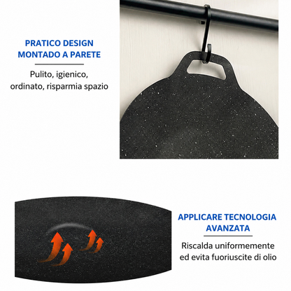 🔥Padella Antiaderente Multiuso a 6 Strati, Utilizzabile su Piani a Induzione