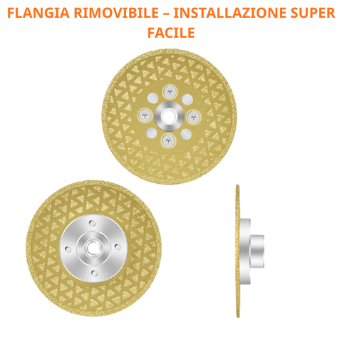 Disco Diamantato 5 in 1 – Taglia e Leviga Tutti i Materiali