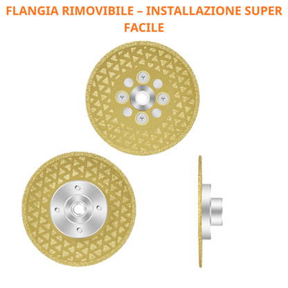 Disco Diamantato 5 in 1 – Taglia e Leviga Tutti i Materiali