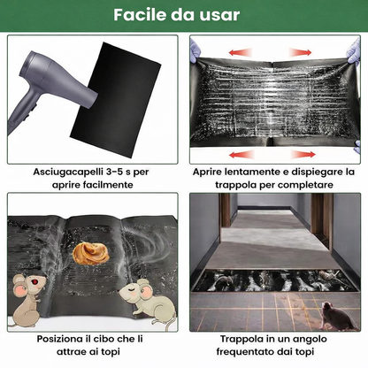 Trappole Adesive Professionali – Extra Grandi per Catturare Più Velocemente
