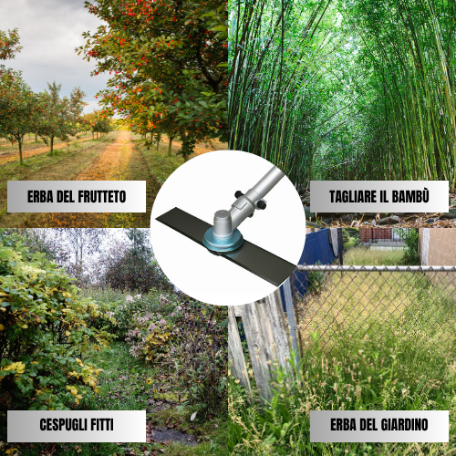 Lama Tagliaerba Da 30cm – Accessorio Per Testa Di Taglio, Lama Per Decespugliatori E Tagliaerba Elettrici O A Benzina, Adatta Agli Strumenti Da Giardinaggio