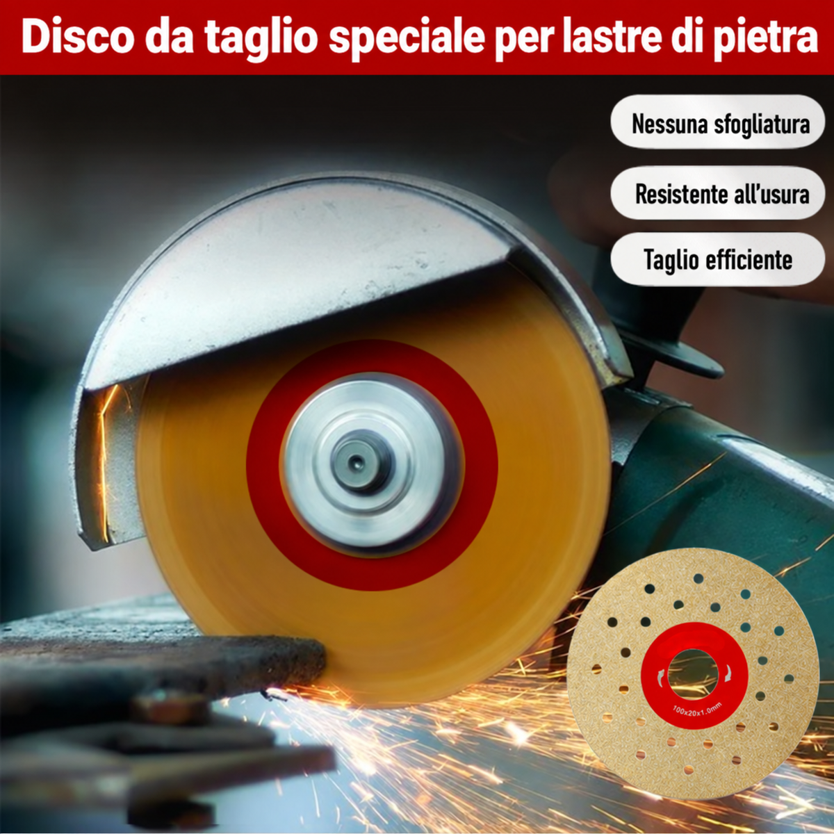 🔥 DISCO DI TAGLIO E SBAVATURA DIAMANTATO MULTIFUNZIONE PREMIUM