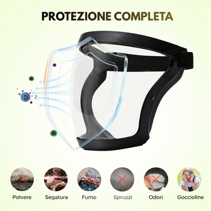 Maschera Protettiva Completa ultraleggera (Filtro a 5 strati) – Nuova versione 2026