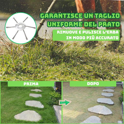 Spazzola Universale a 6 Fili in Acciaio Intrecciato - Forza Insuperabile, Pulisce Ogni Terreno