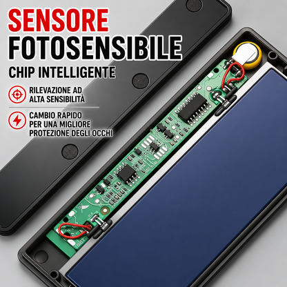 Maschera Per Saldatura Auto-Oscurante True Color Resistente A 130℃ Con Alimentazione Solare