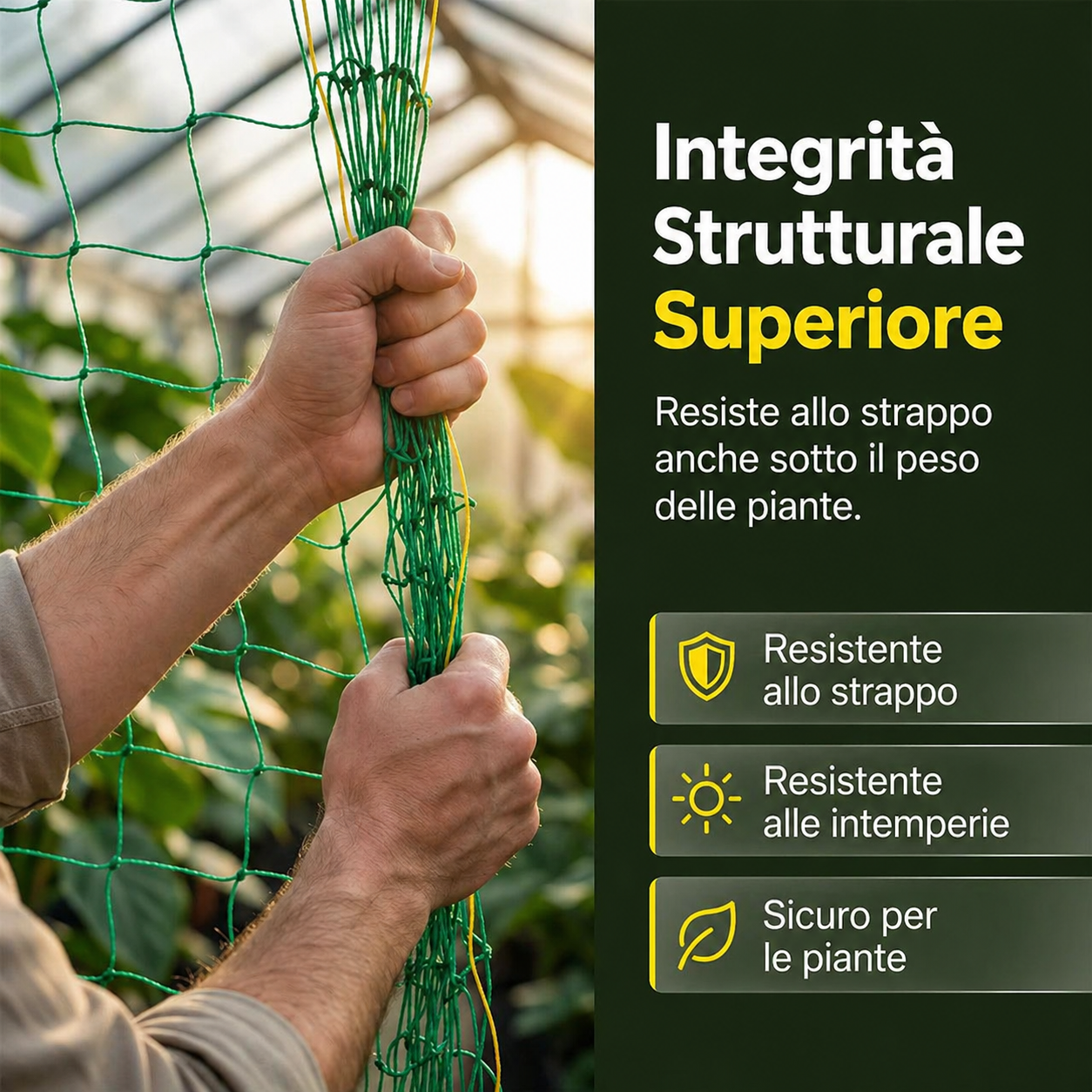 Rete per Graticcio da Giardino Uso Esterno – Grande Formato 2.7 x 1.8M
