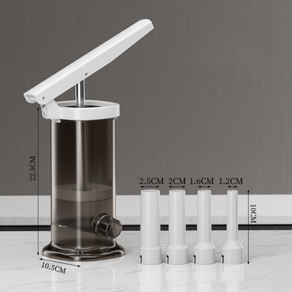 Macchina per insaccare pratica per la casa – 4 beccucci