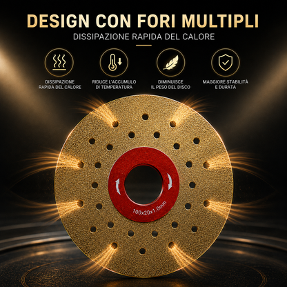 🔥 Disco Di Taglio E Sbavatura Diamantato Multifunzione Premium