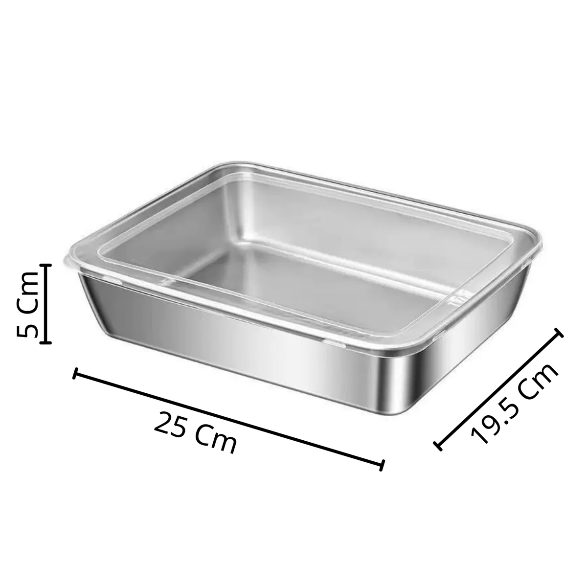 Contenitore in acciaio inox 304 – Frigorifero senza cattivi odori, cibo fresco tutta la settimana.