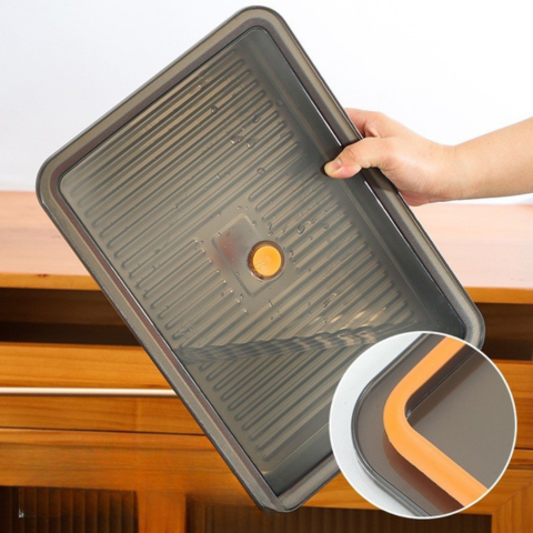 Contenitore ermetico per alimenti in acciaio inox 304 – formato grande (22×15×6 cm)