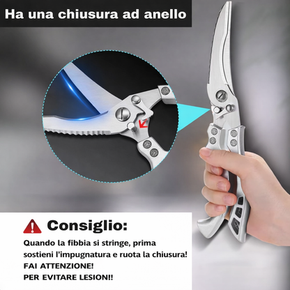 Forbici per ossa in acciaio al carbonio inossidabile di alta qualità