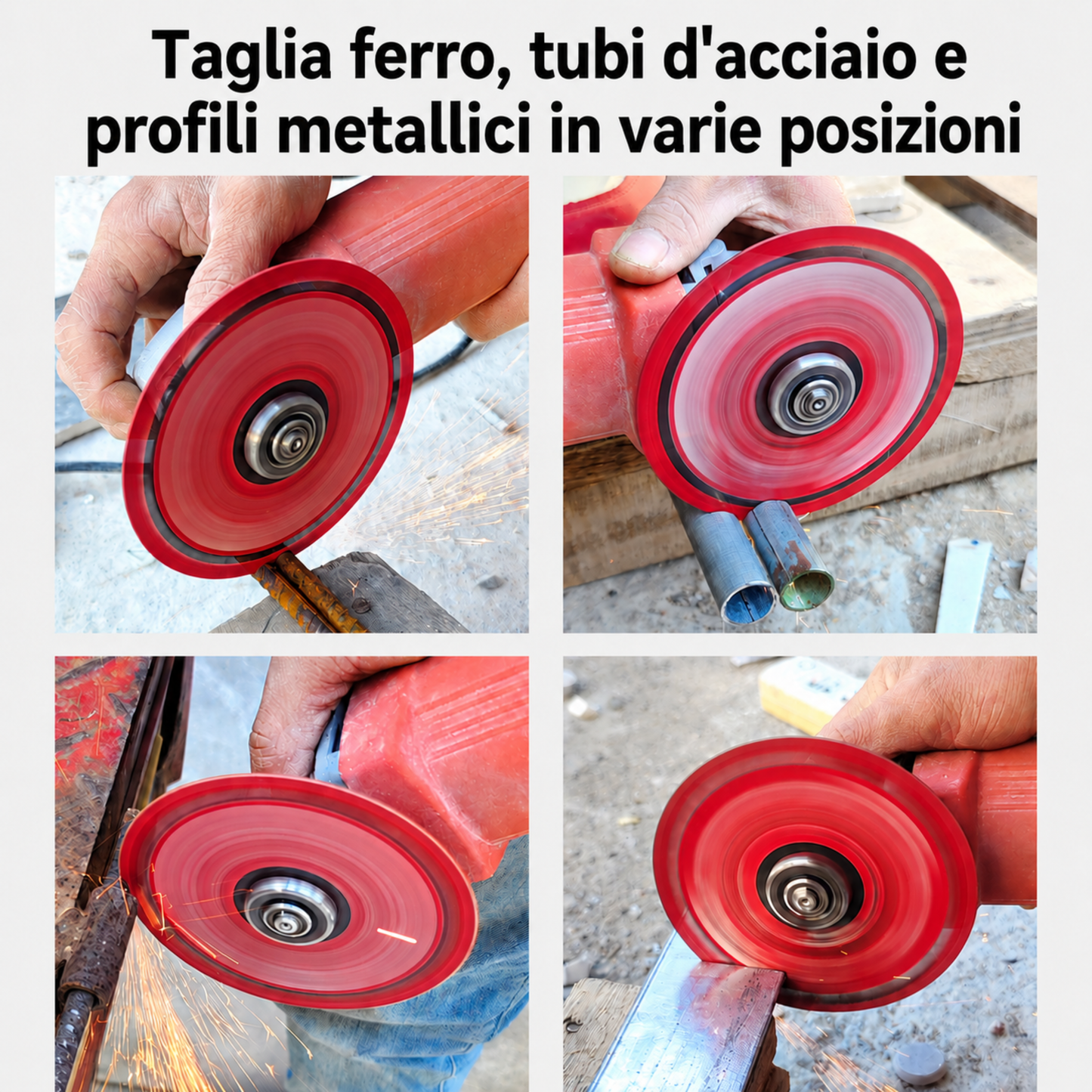 Disco da taglio per metallo con rivestimento diamantato
