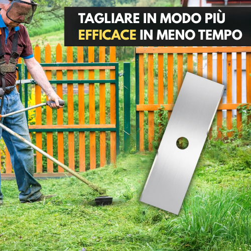 Lama Tagliaerba Da 30cm – Accessorio Per Testa Di Taglio, Lama Per Decespugliatori E Tagliaerba Elettrici O A Benzina, Adatta Agli Strumenti Da Giardinaggio