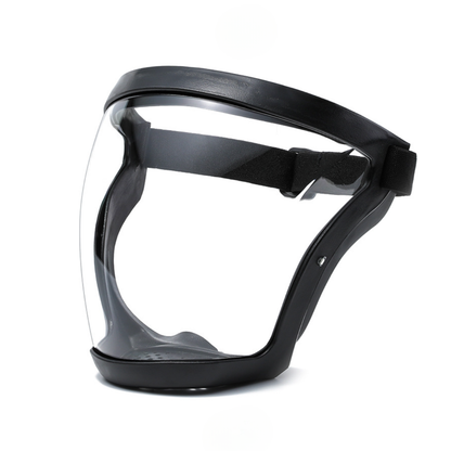 Maschera con visiera per la protezione completa di viso e occhi: Blocca efficacemente polveri sottili e agenti nocivi esterni