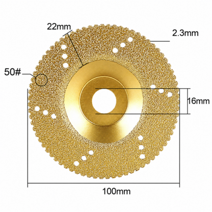 Disco Diamantato per Metalli 5 in 1 - Lo Specialista per Tagliare, Levigare e Modellare le Superfici Più Dure