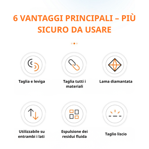 Disco Diamantato 5 in 1 – Taglia e Leviga Tutti i Materiali