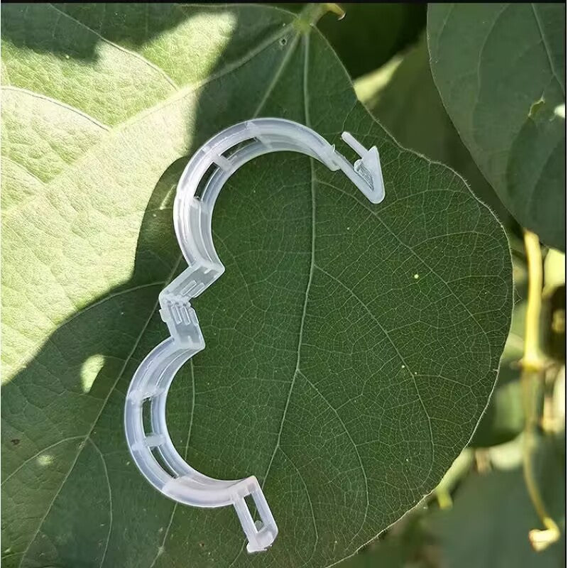 Clip professionali per piante 100pcs  – Ideale per Pomodori e Orto (Fissaggio Stabile e Riutilizzabile)