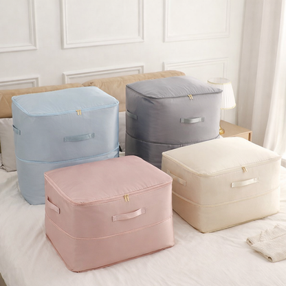 Sacche organizzatrici a compressione automatica per piumoni, vestiti e coperte, impermeabili e resistenti all’umidità (54×42×30 cm)