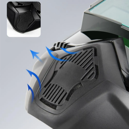 Maschera per Saldatura con Oscuramento Automatico 0,1 ms – Smontabile in 2 Parti, Protezione Totale