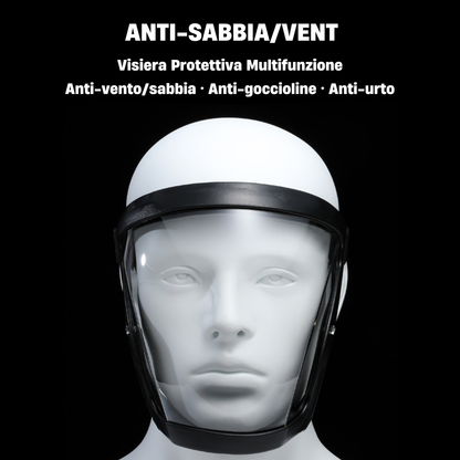 Visiera Protettiva Anti-Polvere, Anti-Nebbia e Anti-Schegge