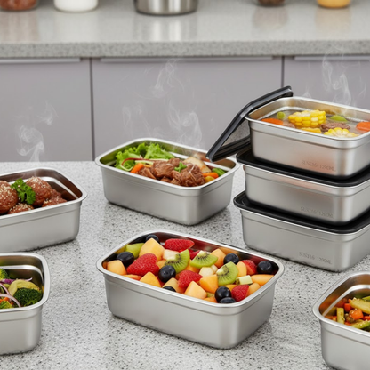 Contenitore Ermetico Sottovuoto 1000ml | Salva-Freschezza | Anti-Odore, Impilabile