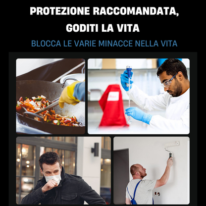 Visiera Protettiva Anti-Polvere, Anti-Nebbia e Anti-Schegge