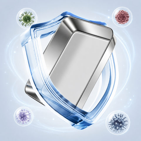 Contenitore Multiuso In Acciaio Inox 304 Con Coperchio In Silicone : Ultraleggero, Sicuro e Salva-Nutrienti