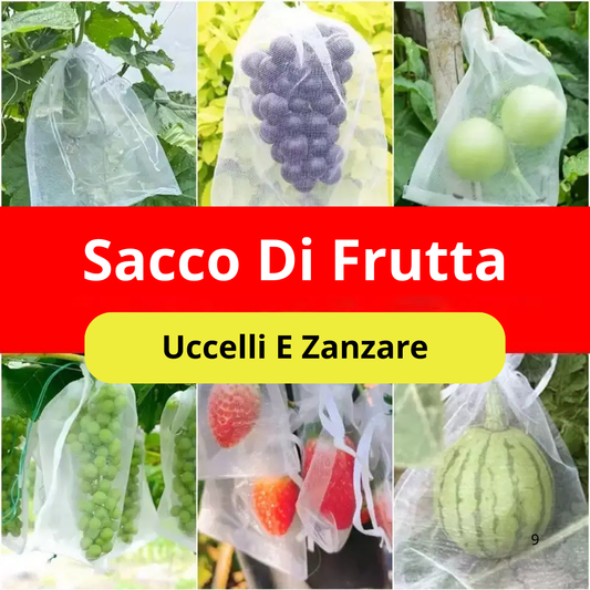Sacchetti In Rete Traspiranti Riutilizzabili Per Proteggere Frutta E Verdura – Proteggono Da Insetti, Mosche Della Frutta E Uccelli