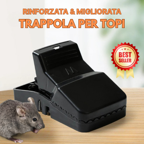 BestSeller™ – Trappola a Scatto per Topi – Robusta e ad Alta Resistenza